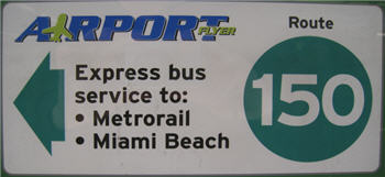 Bus shuttle von Miami Beach zum Flughafen Miami