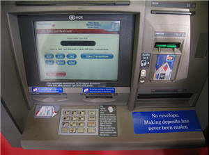 Geldautomat in den USA